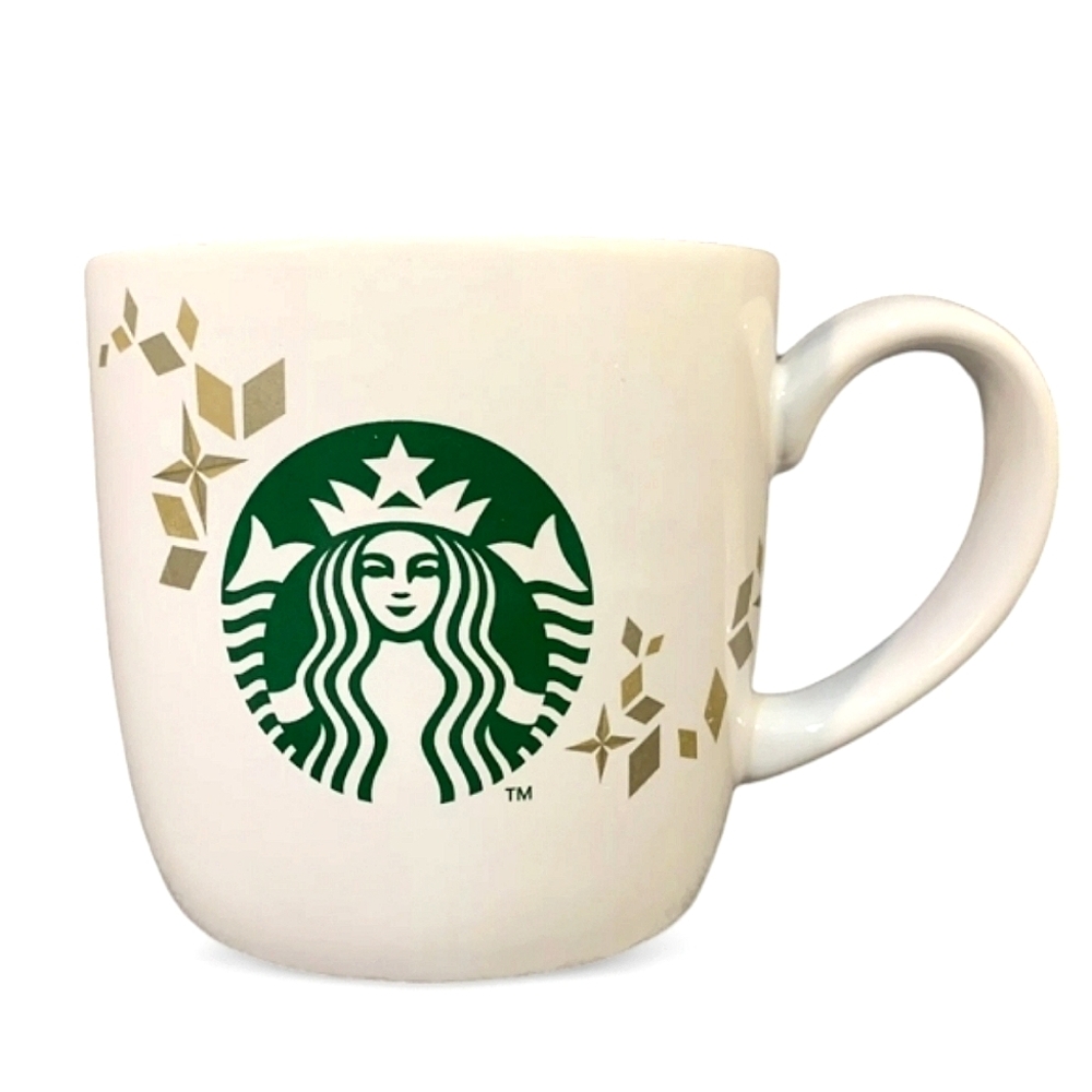 Starbucks Gold Confetti Holiday Collection Ceramic Coffee Mug